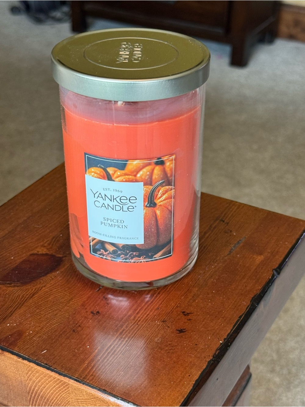 Yankee Candle Large Tumbler Pumpkin Spice 2 Wick Candle